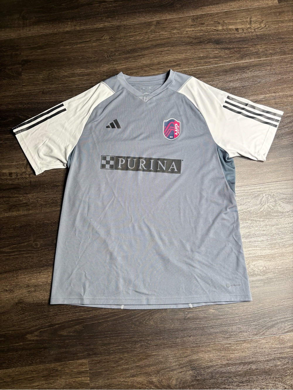 St. Louis City SC adidas 2023 On-Field Training Jersey - Gray Size XL